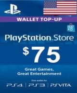 Playstation Network Card (PSN) 75 USD (US)