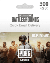 PUBG Mobile 300 + 25 UC