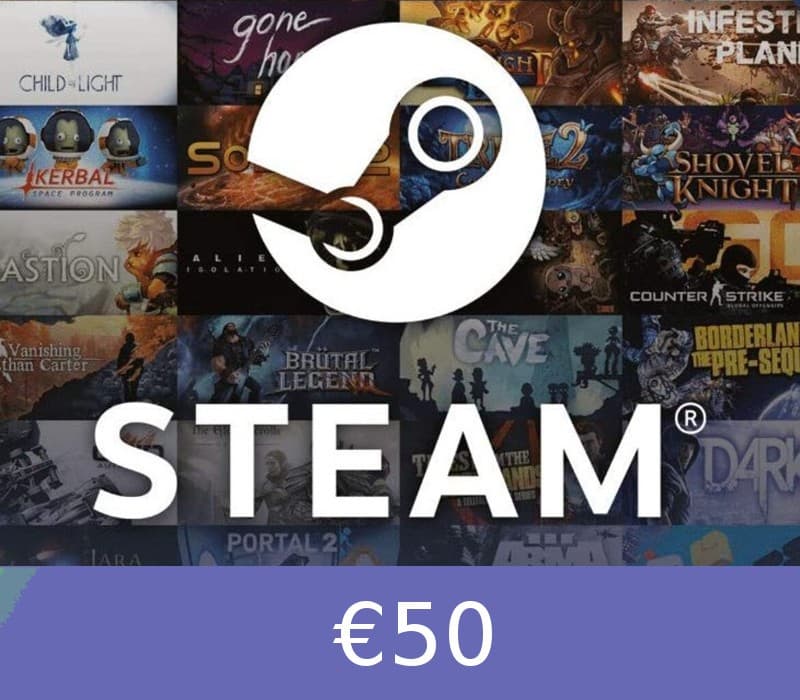 Steam Gift Card €50 (EU)