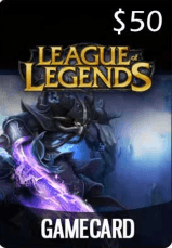 League of Legends 50 USD (Gift Card)