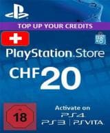 Playstation Network Card (PSN) 20 CHF (Switzerland)