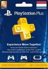 Playstation Plus Card (PSN) 90 Days (Netherlands)