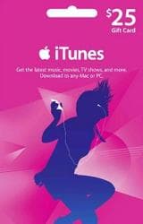 Apple iTunes Gift Card 25 USD (US)