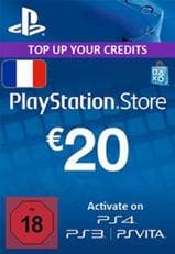 Playstation Network Card (PSN) 20 EUR (France)