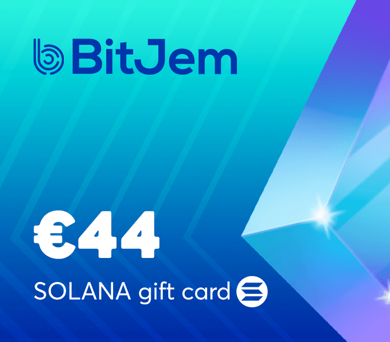 BitJem Crypto Gift Card (Solana) €44